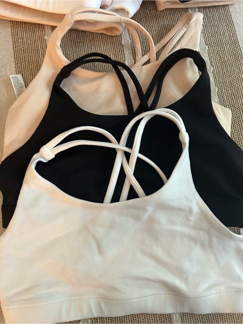 Athleta Girl Upbeat Sports Bras NWOT, Medium/8-10 Lot of 3, $75 Retail